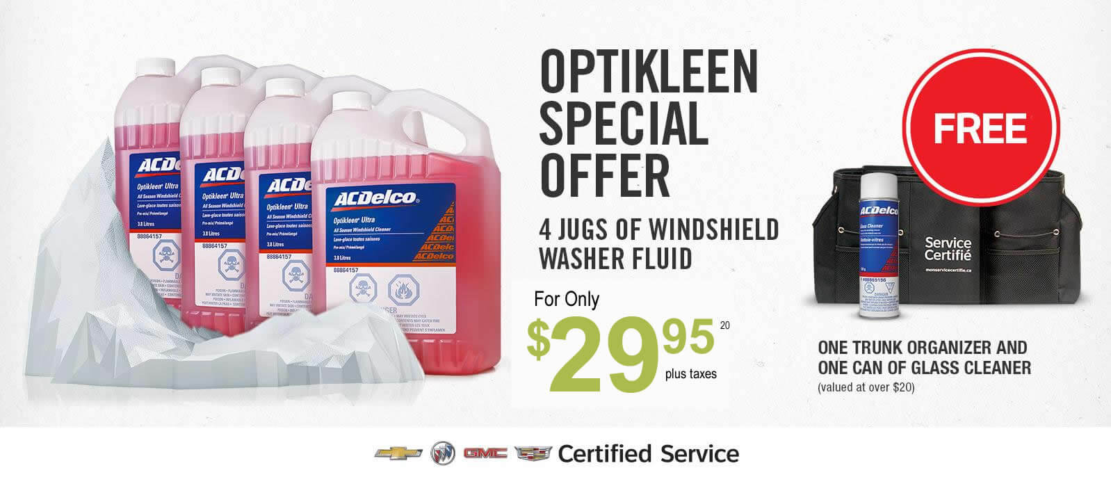 ACDelco Optikleen SPECIAL OFFER!