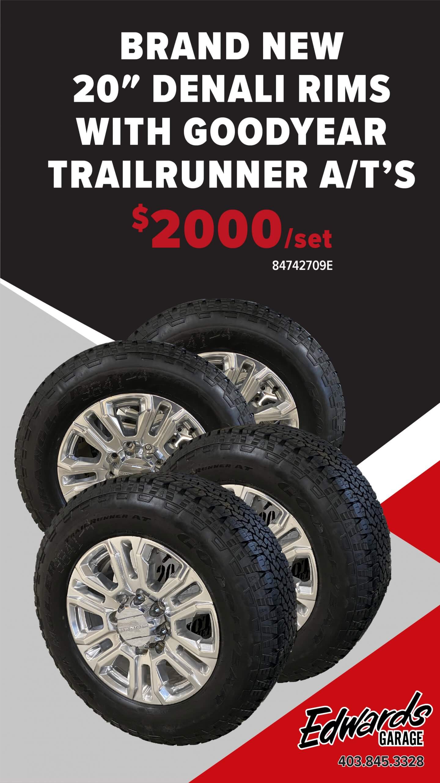 Set of Tires & Rims - Denali