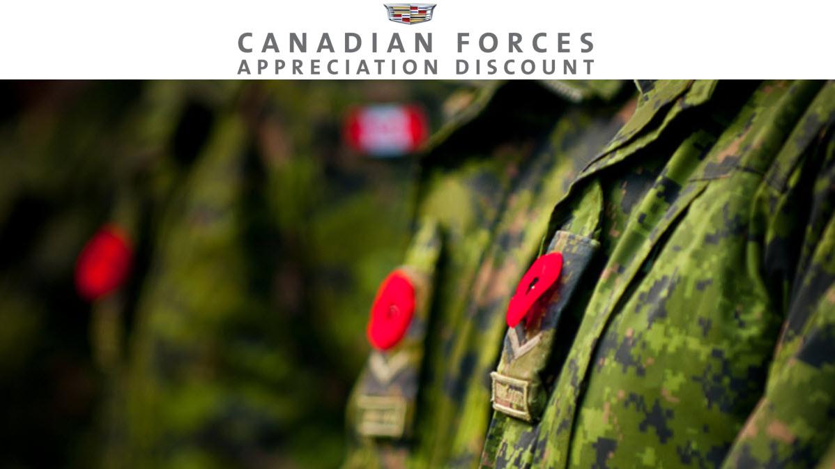 Canadian Forces Appreciation Discount