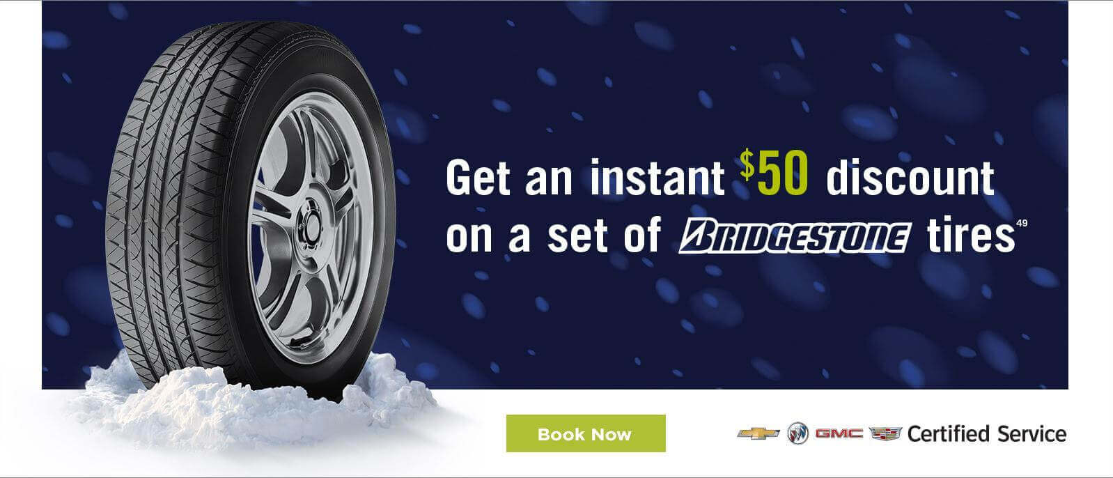 Bridgestone $50 offer
