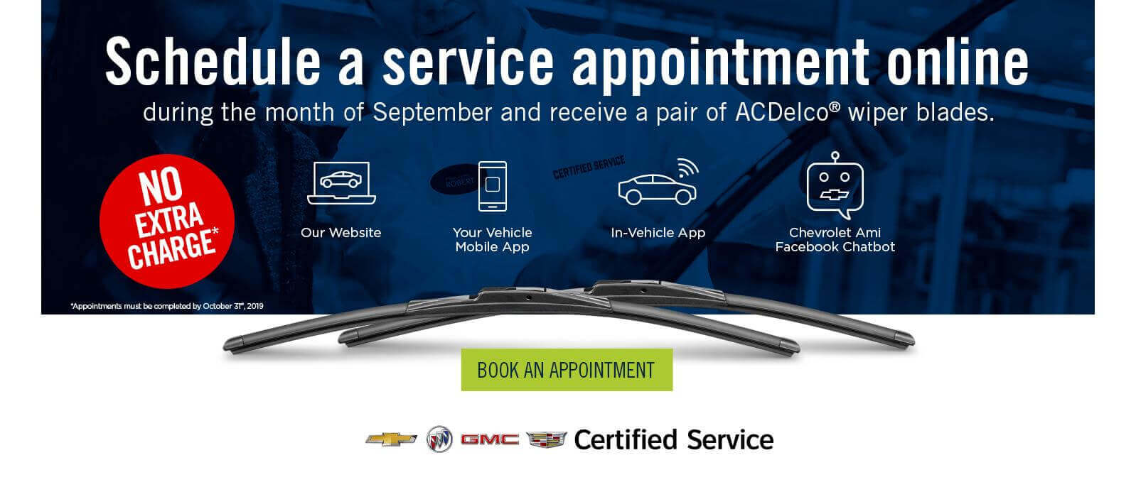 Schedule a service appointment online