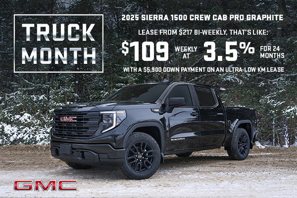 2025 Sierra 1500 Lease offer