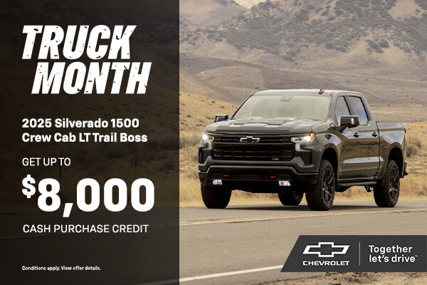 2025 Silverado Trailboss offer