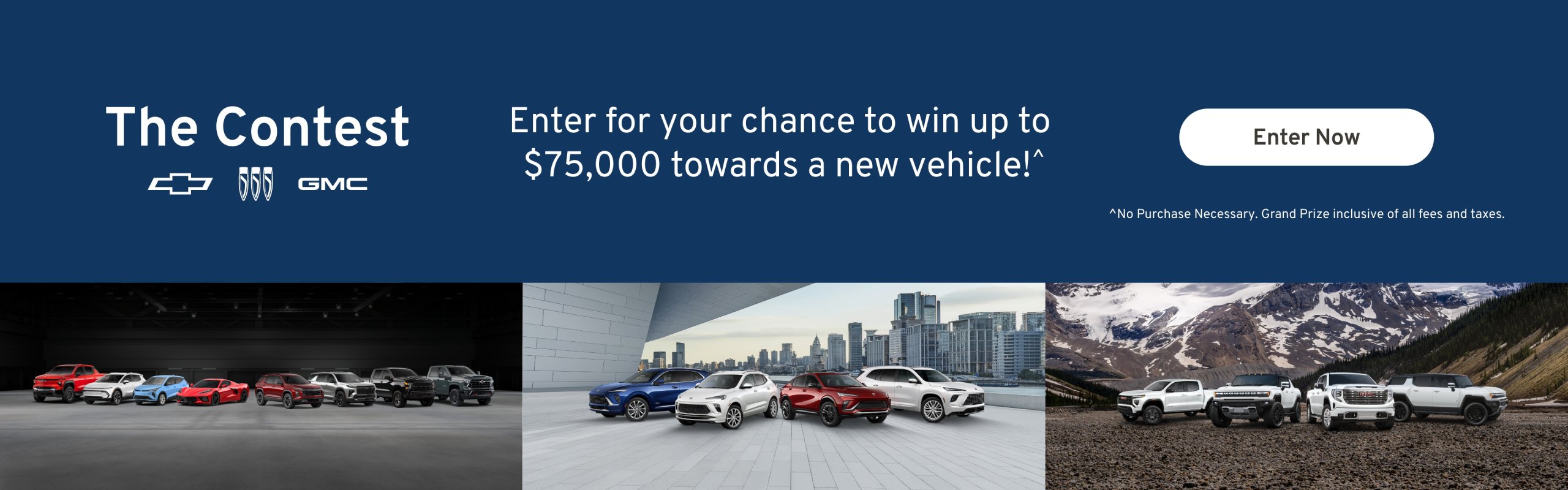 The contest, Chevrolet, Buick, GMC
