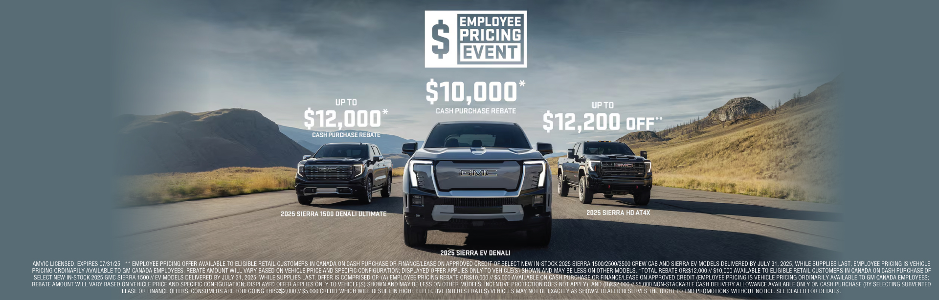 Employee pricing
