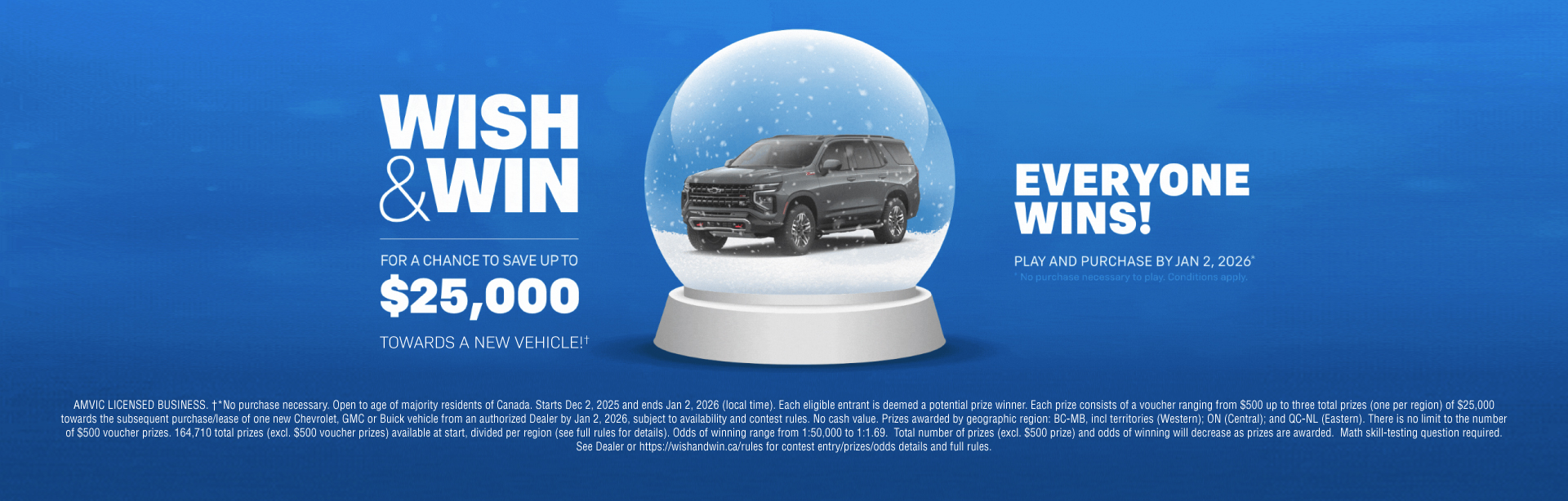 Wish & Win: Chance to Save up to $25,000