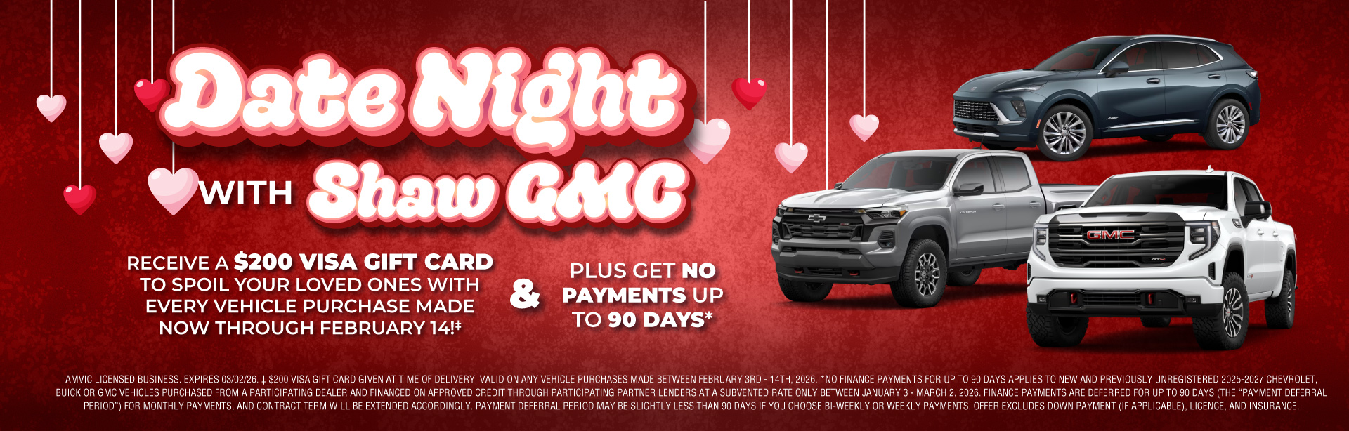 Date Night with Shaw GMC Date Night with Shaw GMC