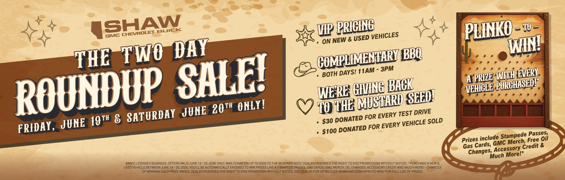 Two-Day Roundup Sale