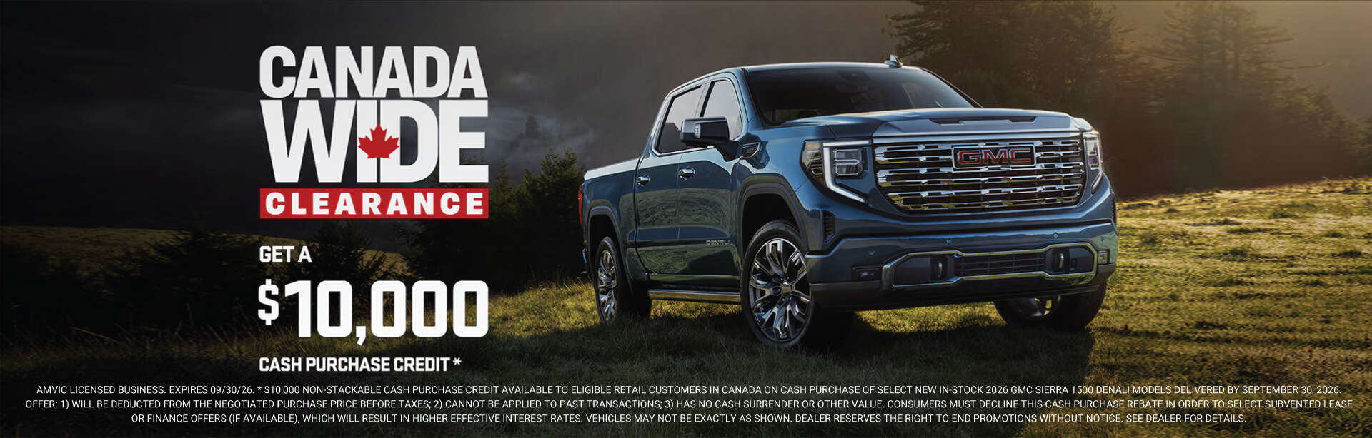 Canada Wide Clearance
