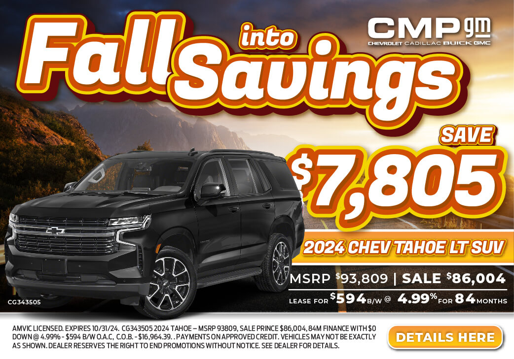 Fall into Savings-TAHOE