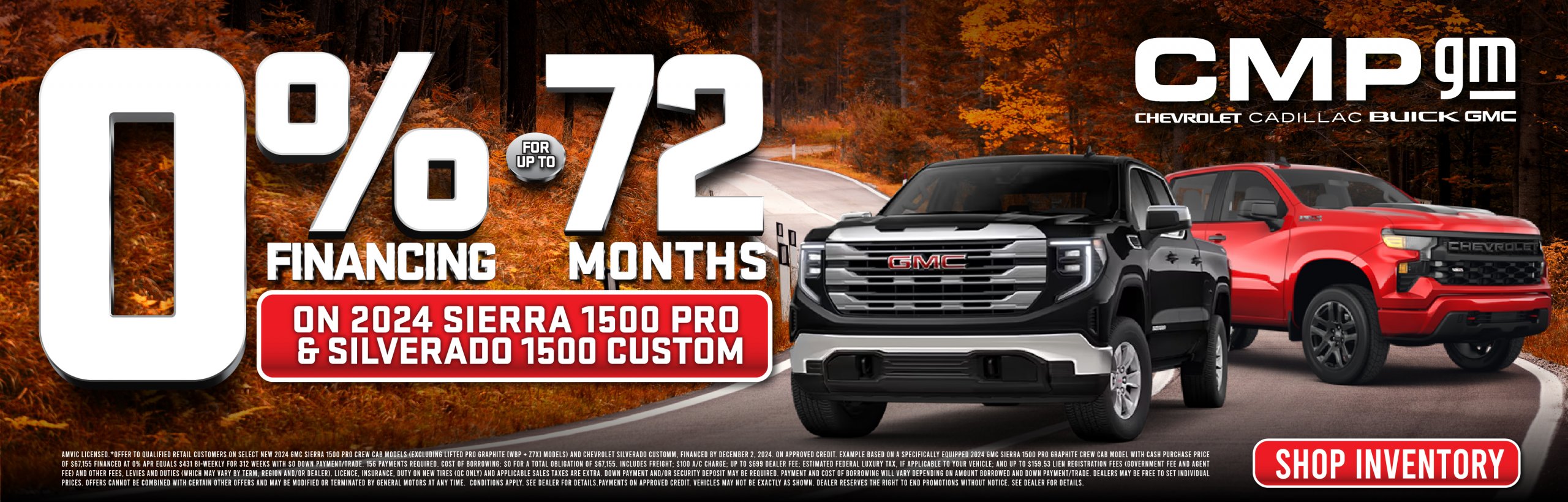 Zero Percent Financing On 2024 Silverado & Sierra