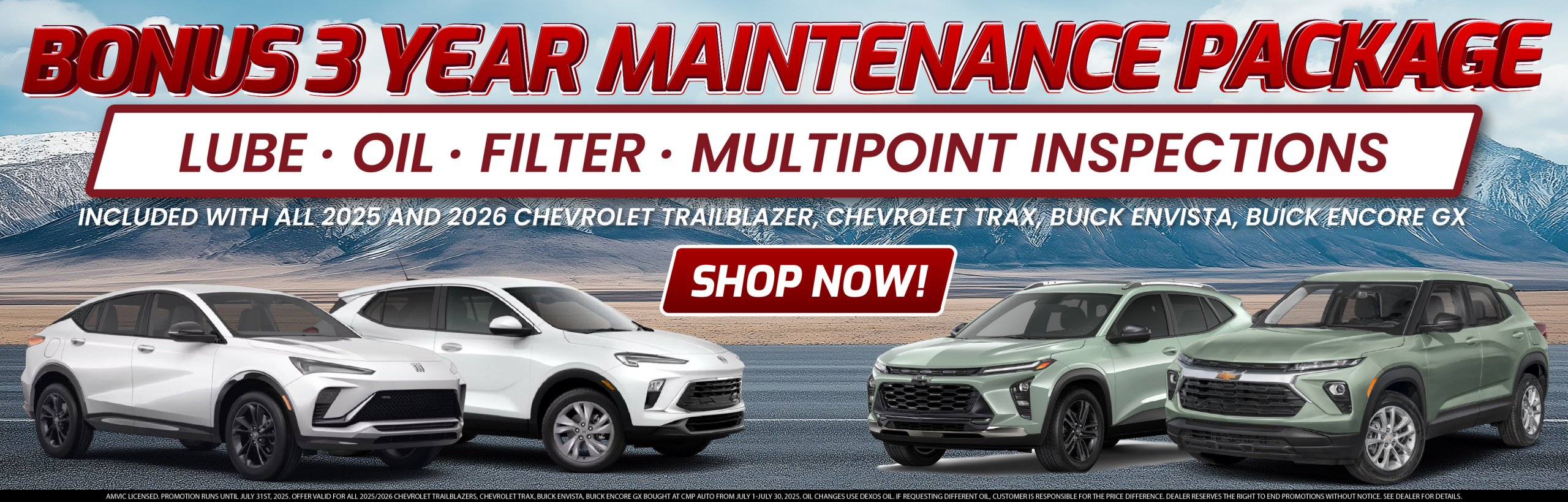 3 year maintenance
