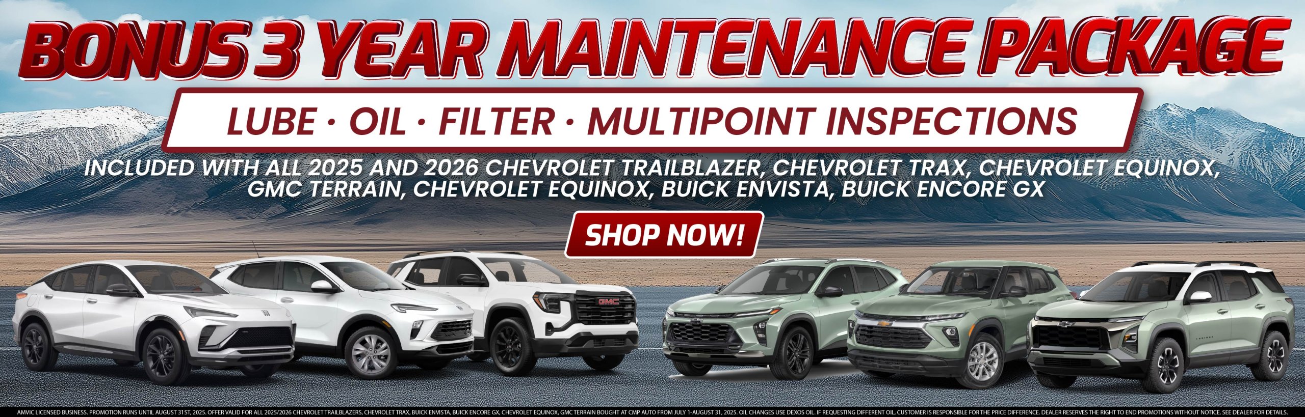 3 year maintenance