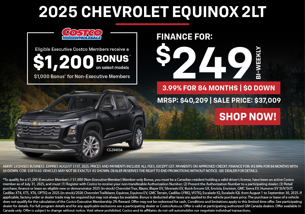 2025 Equinox offer