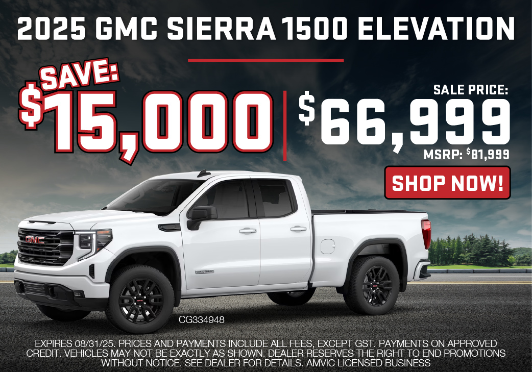 2025 Sierra 1500 offer