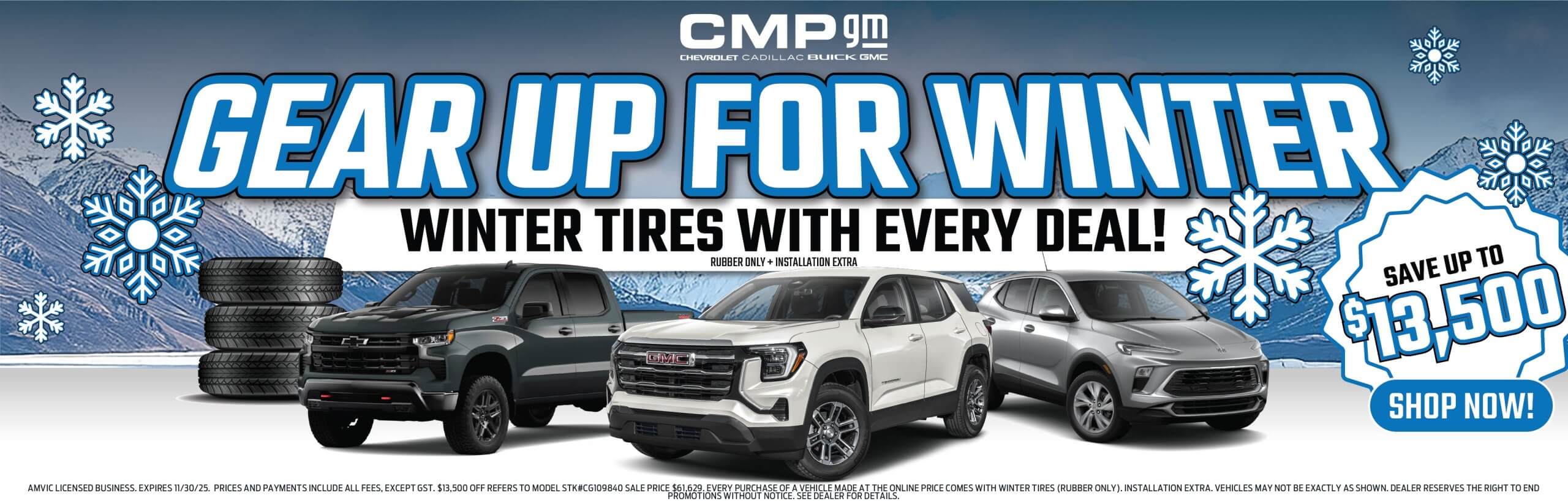 Gear Up For Winter: Winter Tires with Every Deal!