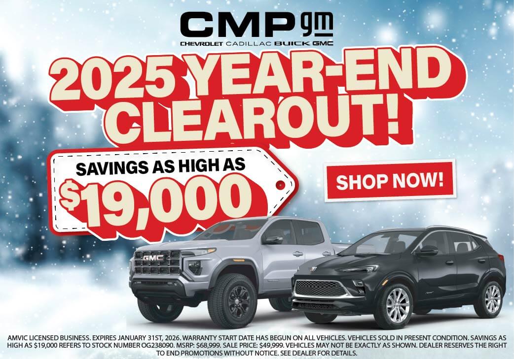2025 Year End Clearout - Savings as High as $19,000