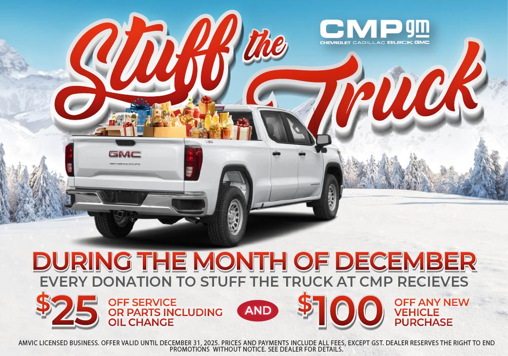 Stuff The Truck: Every Donation: Receive $25 Offer Service adn $100 of New Vehicle Purchase