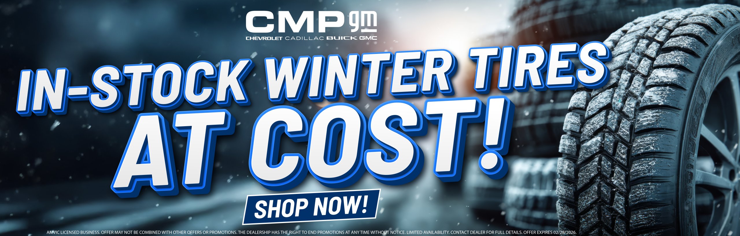Instock Winter Tires at Cost