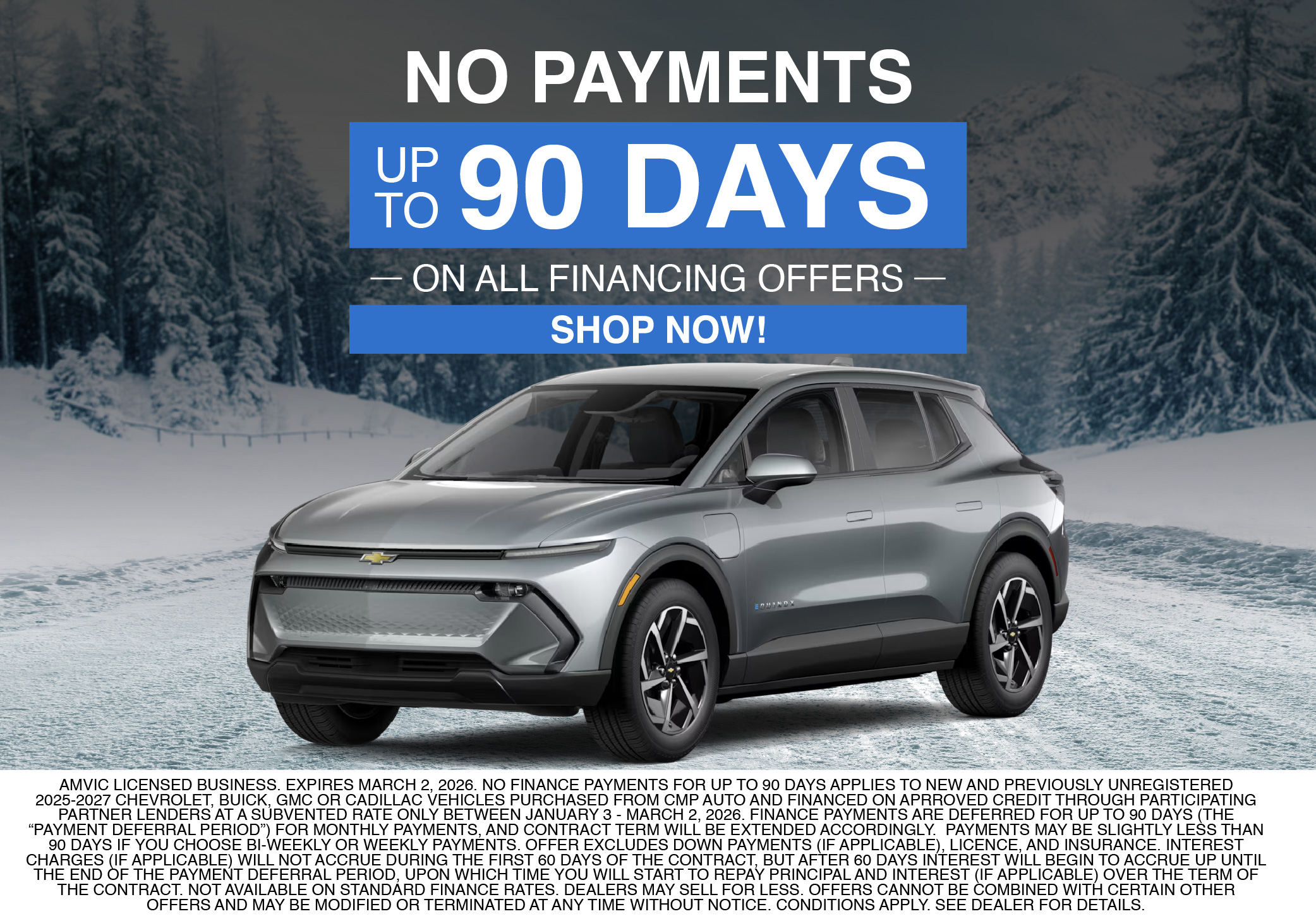 no payments for up to 90 days