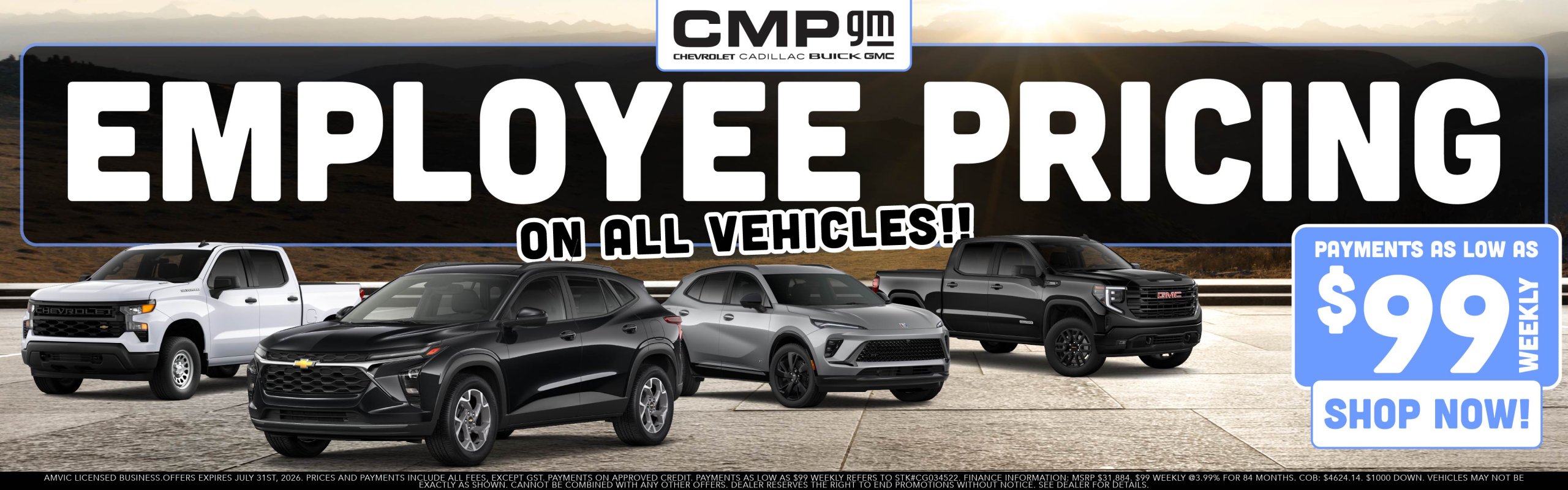 Employee Pircing on All Vehicles