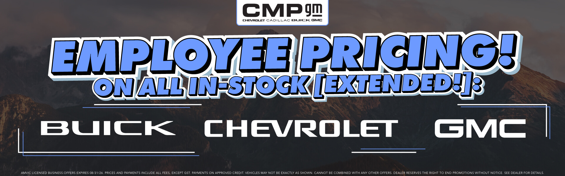 Employee Pricing Extended