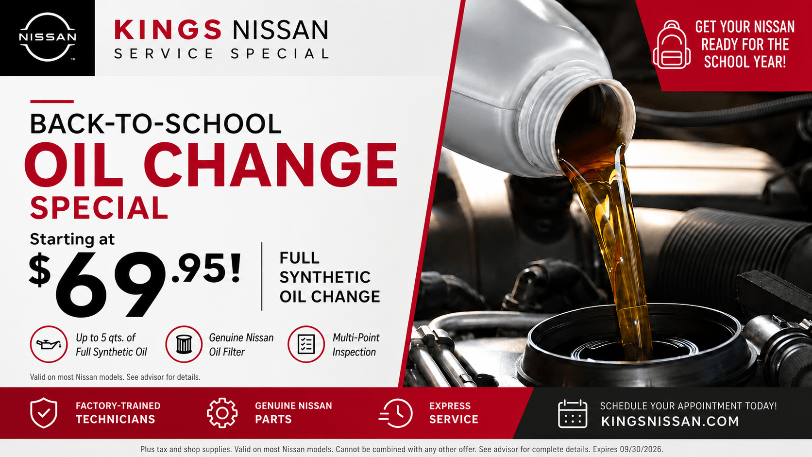 Oil Change Special