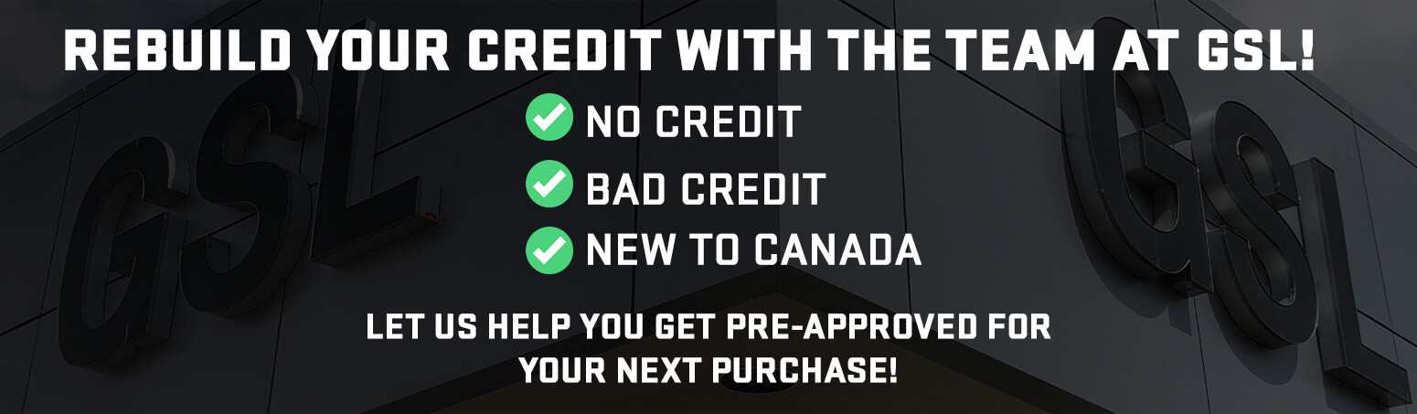 Rebuild your Credit with the Team at GSL!