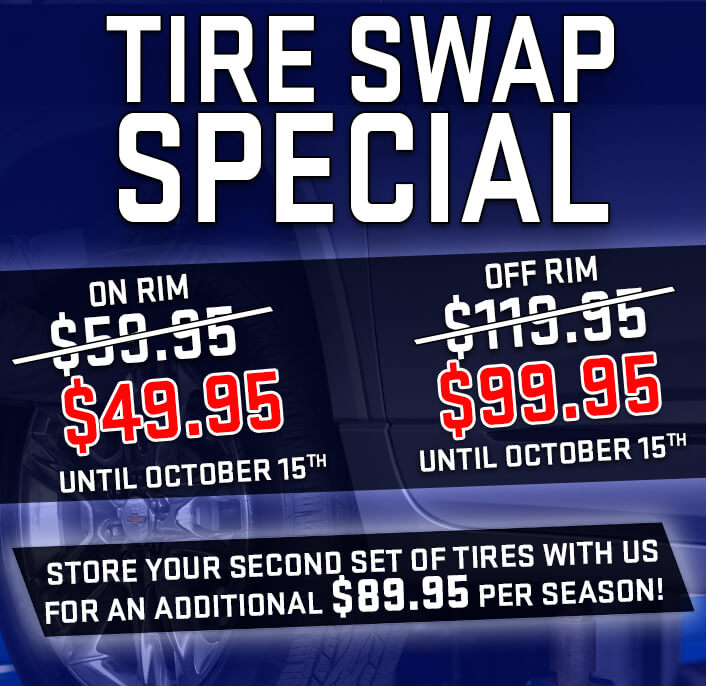 SEASONAL TIRE SWAP