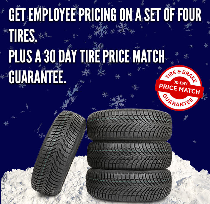GET EMPLOYEE PRICING ON TIRES