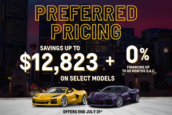 Corvette Preferred Pricing