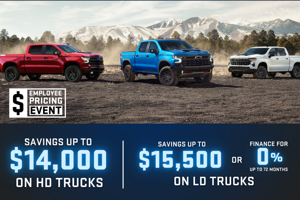 Employee Pricing Trucks