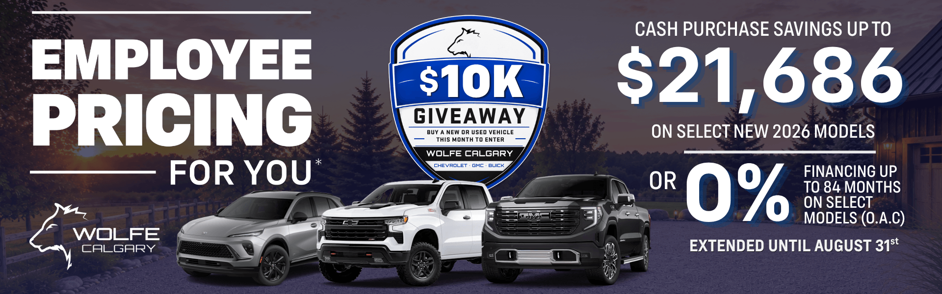 Employee Pricing 10K Giveaway