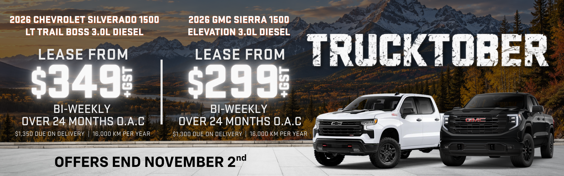 Trucktober Lease Offers