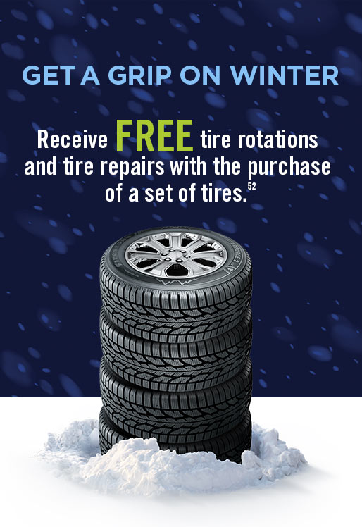 Free Tire Rotations and Tire Repairs with the Purchase of a Set of Tires