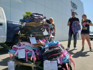 2020 back pack donations