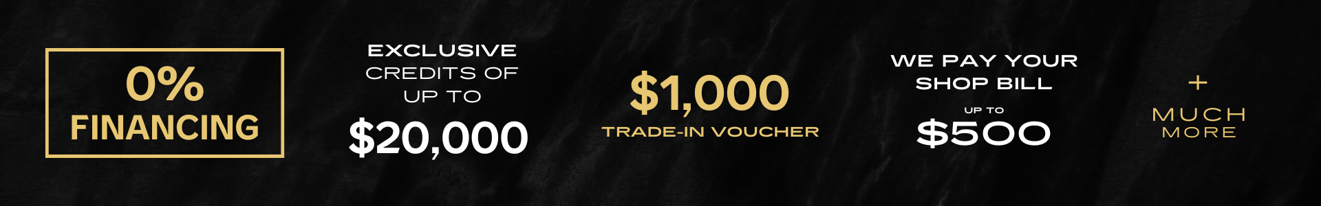 Discounts, Costco Bonus, Trade-In's and more!