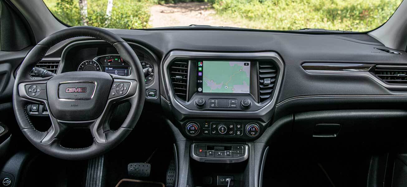 2020 GMC Acadia AT4 interior cockpit view