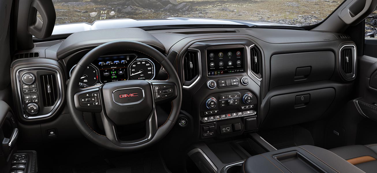 2020 GMC Sierra 2500HD interior cockpit view