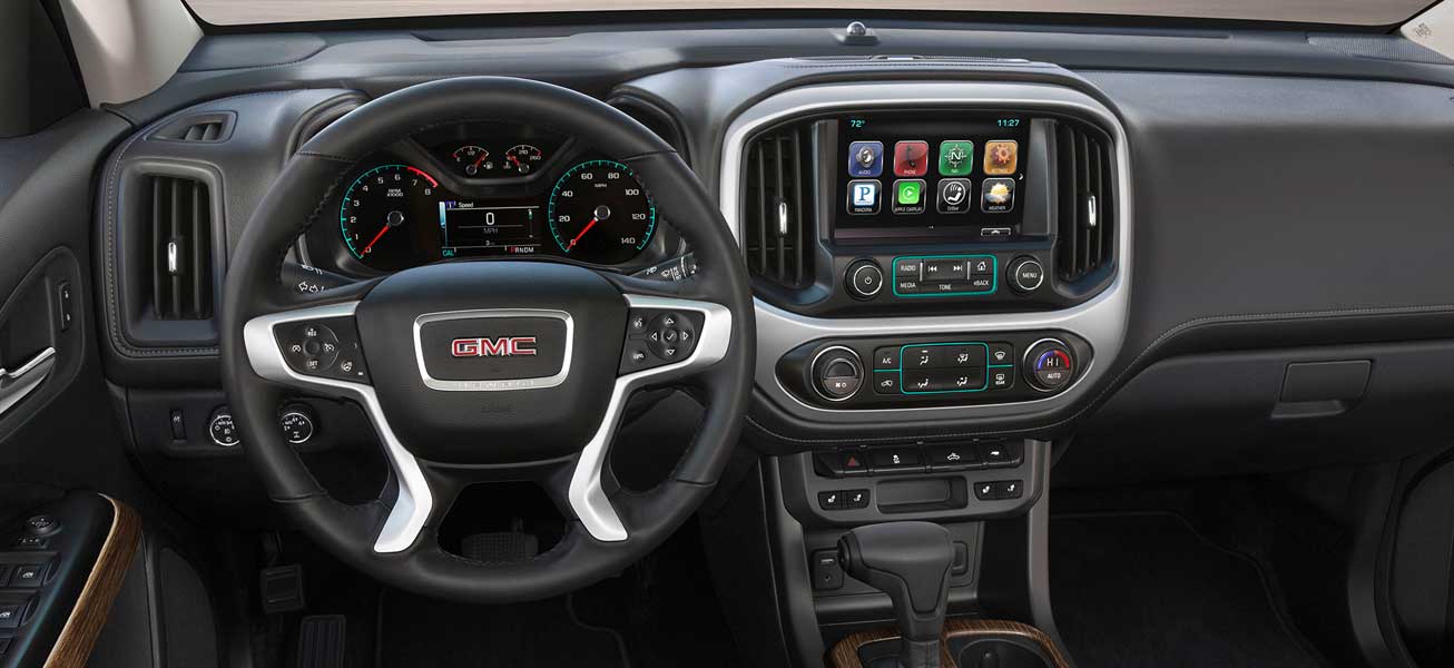  2020 GMC Canyon Denali interior cockpit view