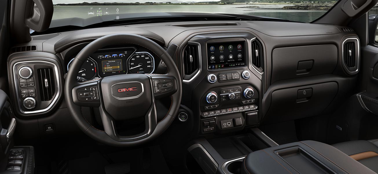 2020 GMC Sierra 1500 AT4 interior cockpit view