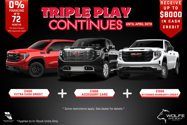 April Triple Play
