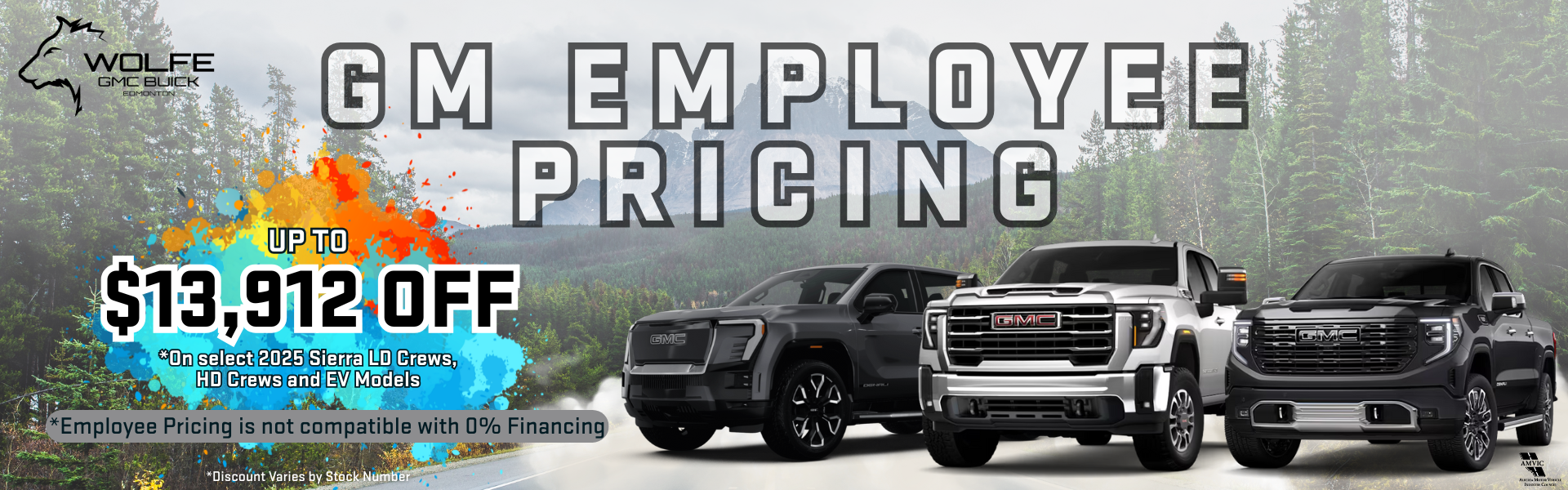 GM Employee Pricing Desktop Banner