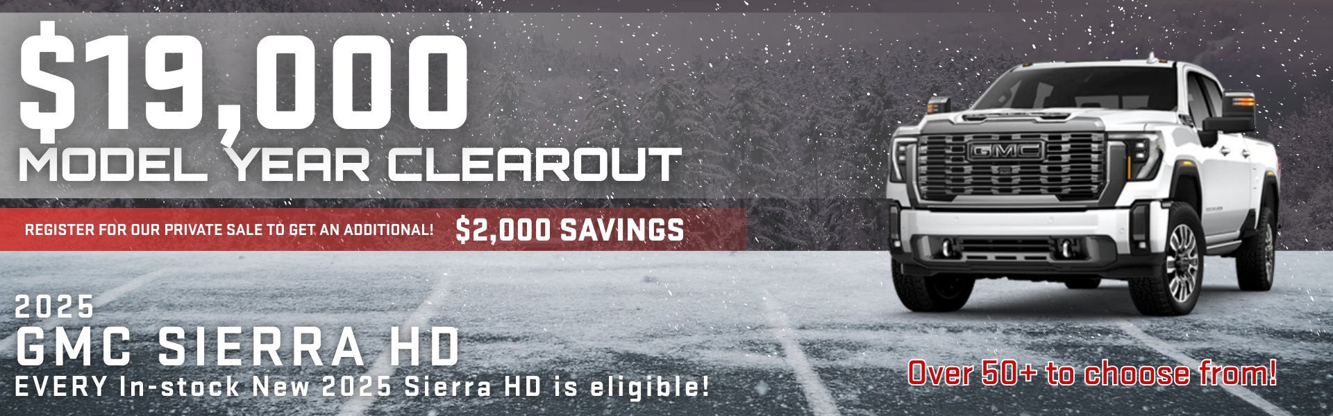 Private Sale Sierra HD