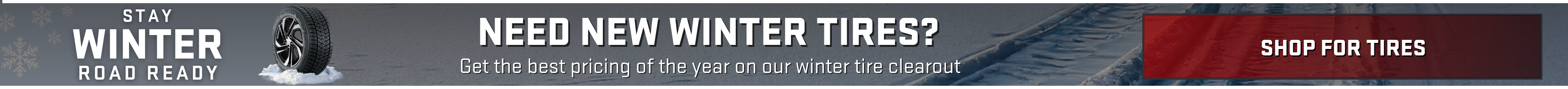 Winter Tire Clear-out