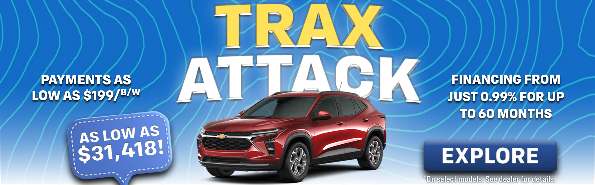 Trax Attack Financing Offer