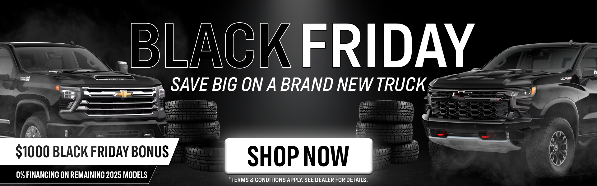 Black Friday - Save on Trucks