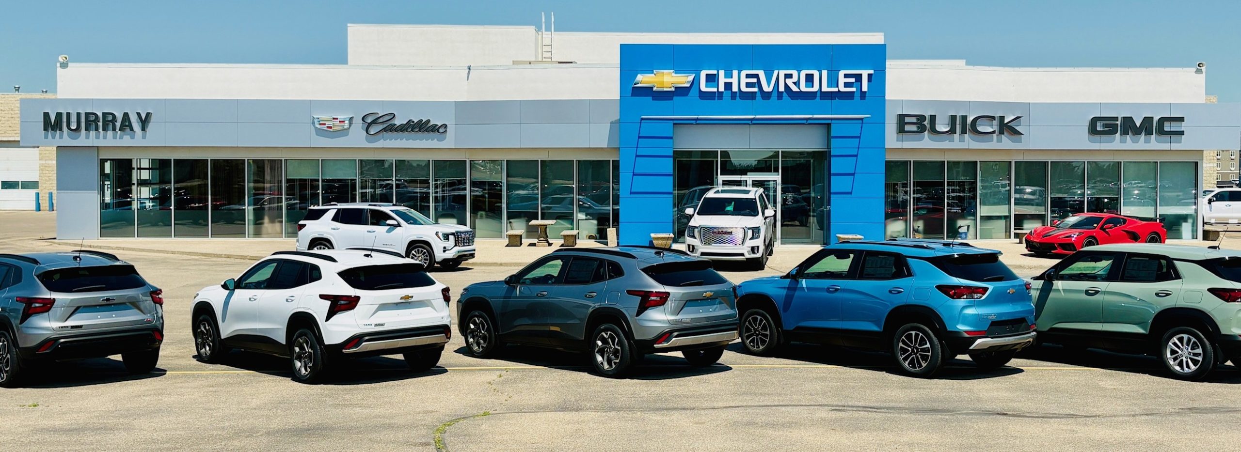 Murray GM Moose Jaw — GM Business Elite Dealer dealership exterior showing Chevrolet, Buick, GMC, Cadillac signage