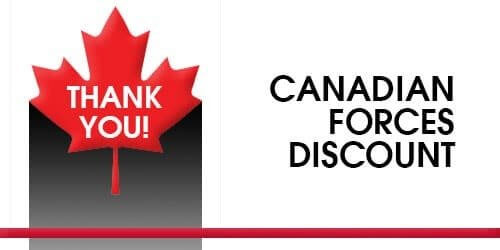 $500 Canadian Forces Discount
