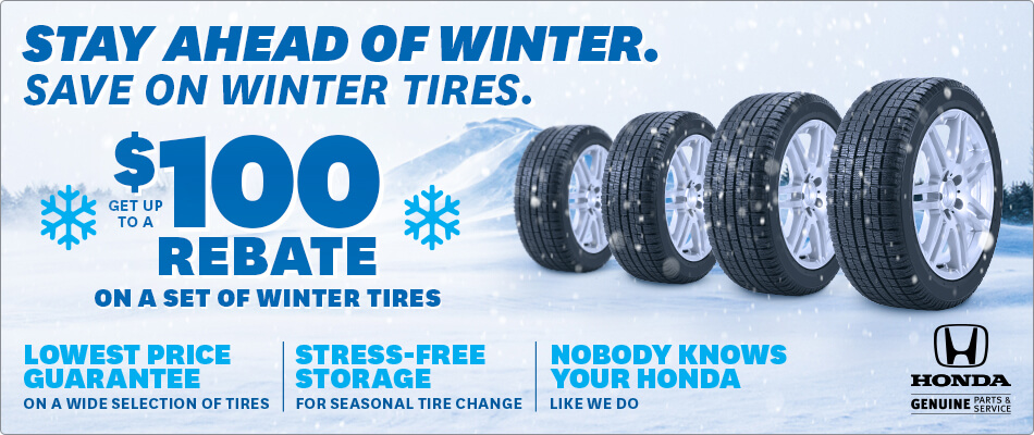 Stay Ahead of Winter. Save on Winter Tires.